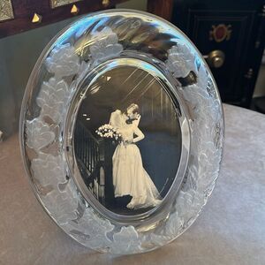 VTG Y2K 80’s COQUETTE Crystal Boudoir Picture Frame EUC